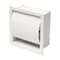 Alfi Brand ALFI brand ABTPC77-W White Matte Stainless Steel Recessed Toilet Paper Holder with Cover ABTPC77-W - alternate 6